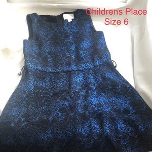 Children’s Place blue and black dress